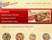 Tablet Screenshot of clubcorner.pl